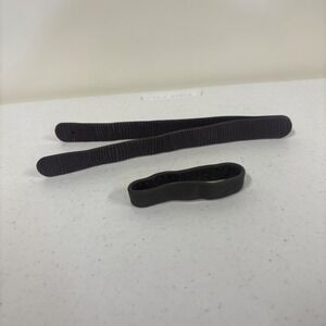 Pony-O Hair Accessories Bundle – 1 Ponytail Holders (S/M) + 1 Bun Barz Brown